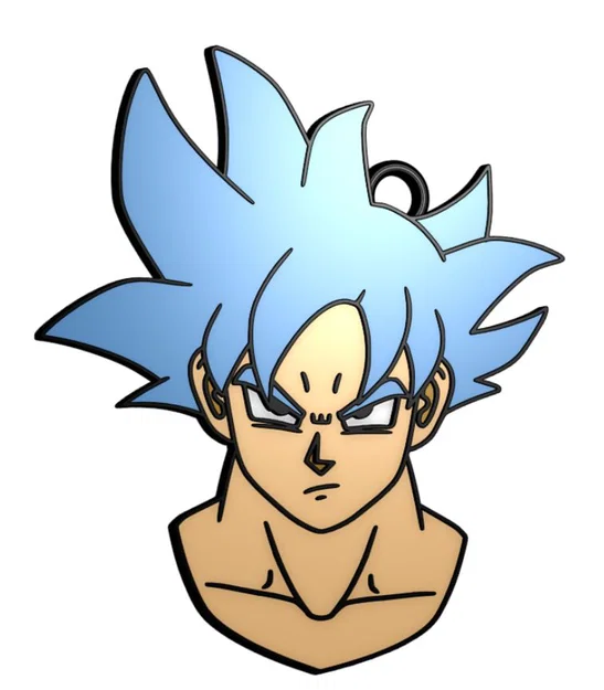 Móc khóa Goku Dragon Ball - Mô hình in 3D siêu chất cho fan Anime - Image 4