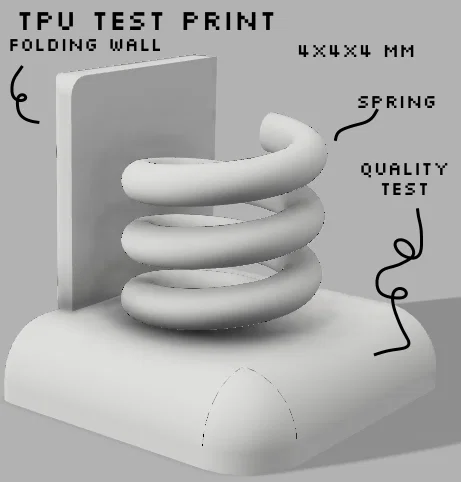 Mẫu in thử nghiệm chất lượng nhựa TPU (TPU Test Print) - Image 1