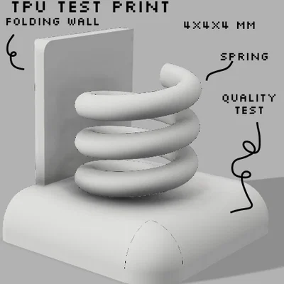 Mẫu in thử nghiệm chất lượng nhựa TPU (TPU Test Print)