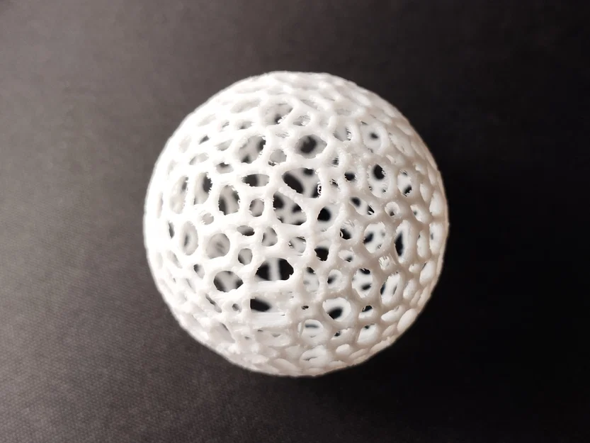 Quả bóng bàn Voronoi in 3D thiết kế độc đáo ấn tượng - Image 1