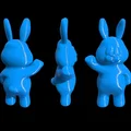 Mô hình chú thỏ Phục sinh đáng yêu (Easter Bunny) in 3D không cần support - Thumbnail 1