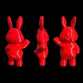 Mô hình chú thỏ Phục sinh đáng yêu (Easter Bunny) in 3D không cần support - Thumbnail 2