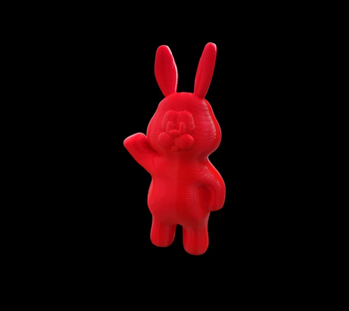 Mô hình chú thỏ Phục sinh đáng yêu (Easter Bunny) in 3D không cần support - Image 4