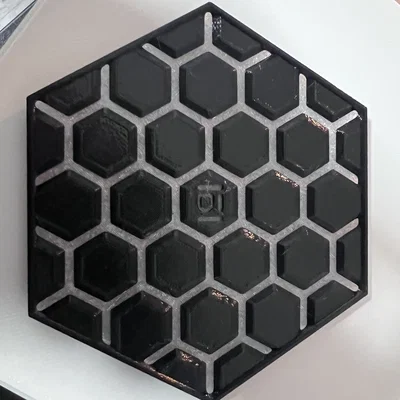 Bộ lót ly HEX và giá đỡ (HEX Drinks Coasters and holder.)