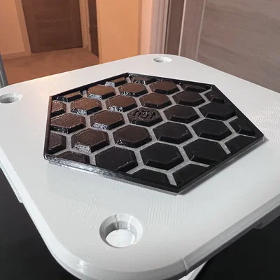 Bộ lót ly HEX và giá đỡ (HEX Drinks Coasters and holder.)