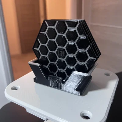 Bộ lót ly HEX và giá đỡ (HEX Drinks Coasters and holder.)