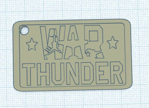 Móc khóa War Thunder 3D – Phụ kiện độc đáo cho game thủ - Image 1