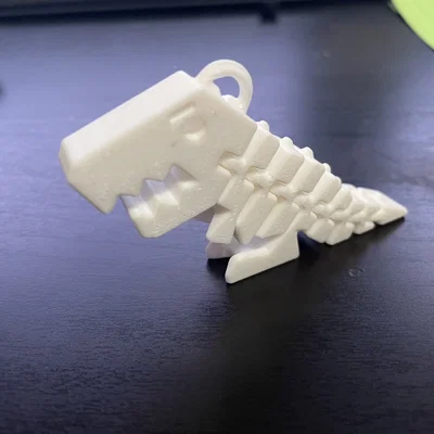 Móc khóa khủng long T-Rex Flexi in 3D linh hoạt và đáng yêu