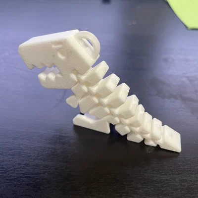 Móc khóa khủng long T-Rex Flexi in 3D linh hoạt và đáng yêu
