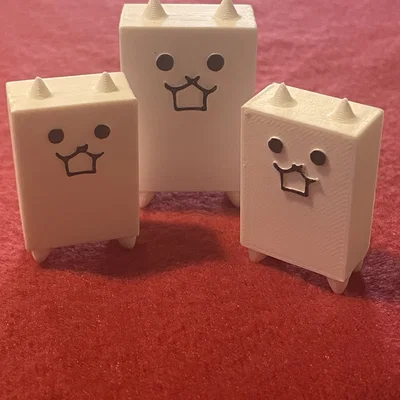 Mô hình 3D Wall Cat - Nhân vật đáng yêu từ game The Battle Cats
