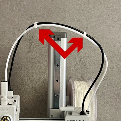 Kẹp PTFE/Cable cho Bambu Lab A1 (mini) không dùng AMS lite