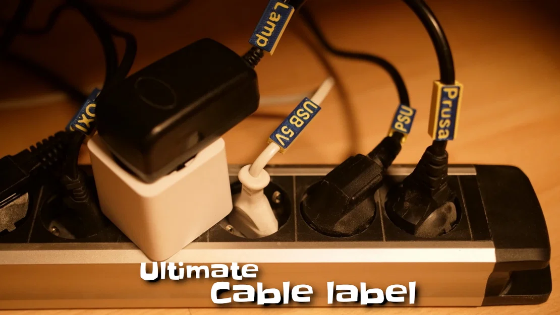 Nhãn dây cáp tùy biến (Configurable Cable Label) - Image 1