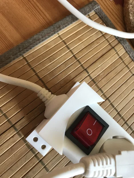 Giá đỡ ổ cắm điện (Power strip holder) - Image 2