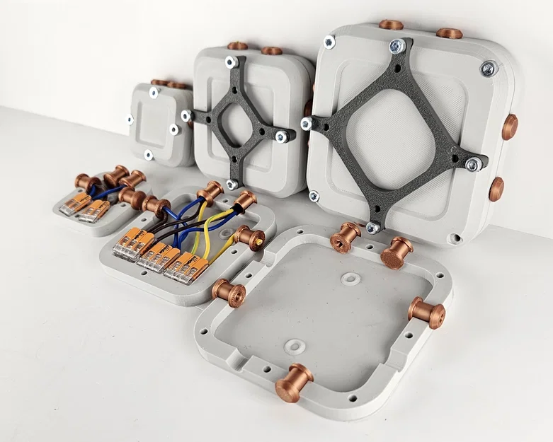 NODES (deco Junctions, 5050 Sample) – Hộp nối trang trí xếp chồng - Image 6