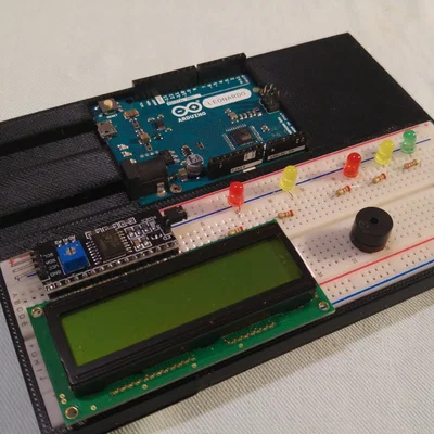 Giá đỡ Arduino và breadboard (Arduino breadboard holder)