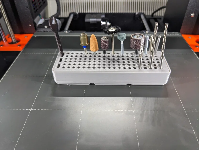 Khay đựng mũi khoan, phụ kiện Dremel chuẩn Gridfinity in 3D - Image 2