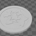 Bộ lót ly silhouette tiến hoá Pokémon (Pokemon Evolution Silhouette Coaster Set) - Thumbnail 3