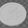 Bộ lót ly silhouette tiến hoá Pokémon (Pokemon Evolution Silhouette Coaster Set) - Thumbnail 4