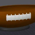 Tô đựng đồ ăn vặt hình bóng bầu dục in 3D độc đáo - Thumbnail 2