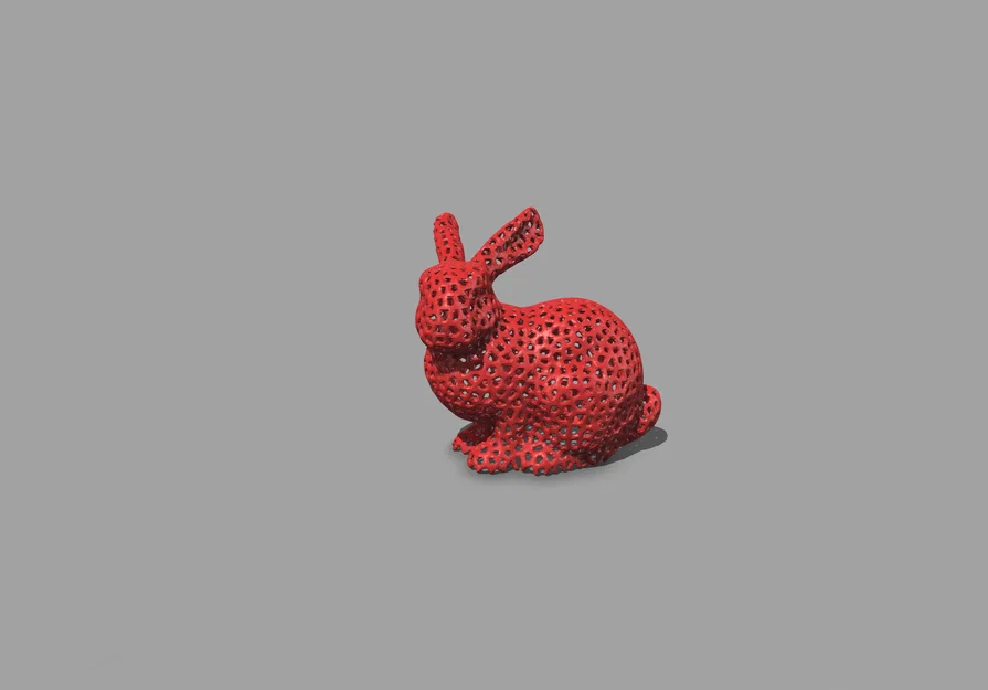 Mô hình thỏ Phục sinh Voronoi (Voronoi Easter Bunny) in 3D độc đáo - Image 3