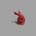 Mô hình thỏ Phục sinh Voronoi (Voronoi Easter Bunny) in 3D độc đáo - Thumbnail 5