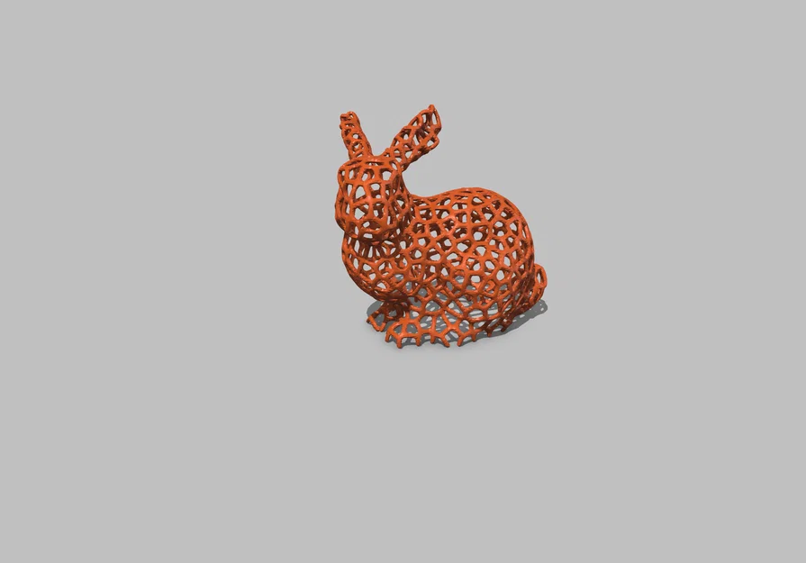 Mô hình thỏ Phục sinh Voronoi (Voronoi Easter Bunny) in 3D độc đáo - Image 6