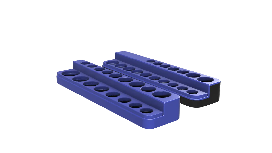 Bộ khay sắp xếp đầu khẩu socket 1/4 và 3/8 inch (SAE/Metric) - Image 1