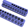 Bộ khay sắp xếp đầu khẩu socket 1/4 và 3/8 inch (SAE/Metric) - Thumbnail 2