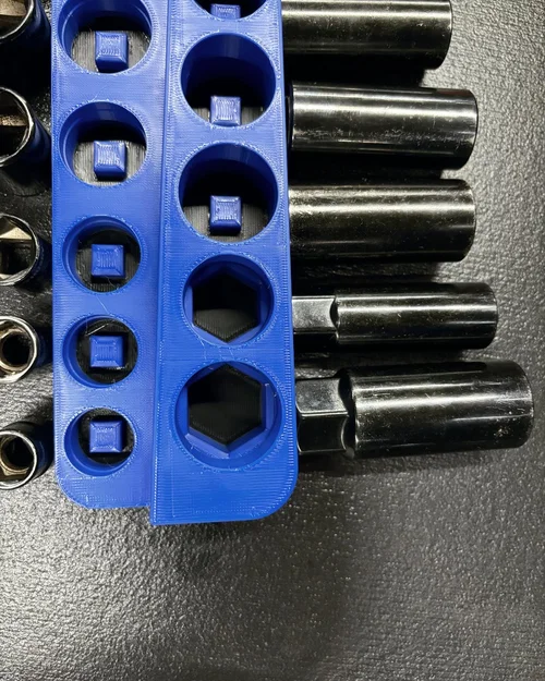 Bộ khay sắp xếp đầu khẩu socket 1/4 và 3/8 inch (SAE/Metric) - Image 5