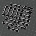 Nhãn Gridfinity: Vít đầu chìm lục giác ISO 10642 (DIN 7991) M2.5–M20 - Thumbnail 4
