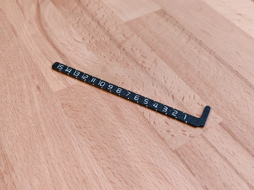 Gridfinity Hight Ruler – Thước đo chiều cao bin Gridfinity - Image 1