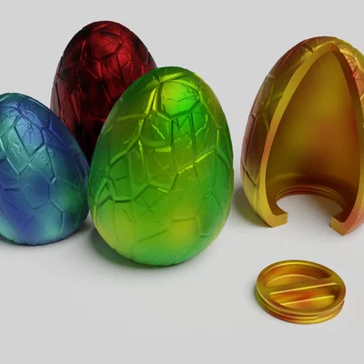 Trứng Rồng Có Nắp Vặn (Threaded Dragon Egg) - Hộp Đựng Quà Độc Đáo