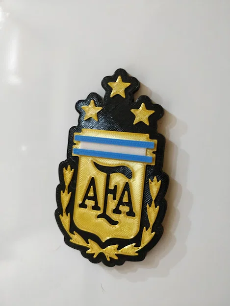 Nam châm dán tủ lạnh logo AFA 3 ngôi sao Argentina độc đáo - Image 1