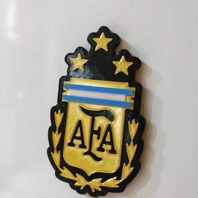 Nam châm dán tủ lạnh logo AFA 3 ngôi sao Argentina độc đáo