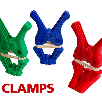 Kẹp (Clamps) In Tại Chỗ, Không Cần Supports
