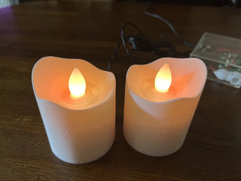 Nến LED (LED Candle) in 3D dùng LED tới 8 mm - Image 1