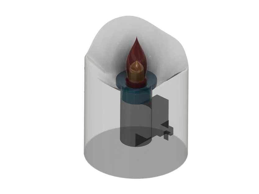 Nến LED (LED Candle) in 3D dùng LED tới 8 mm - Image 2