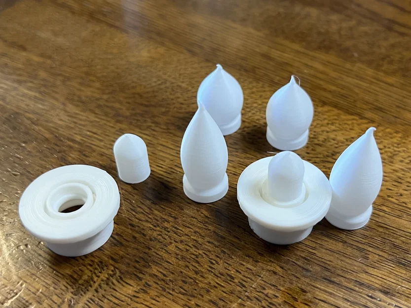 Nến LED (LED Candle) in 3D dùng LED tới 8 mm - Image 3