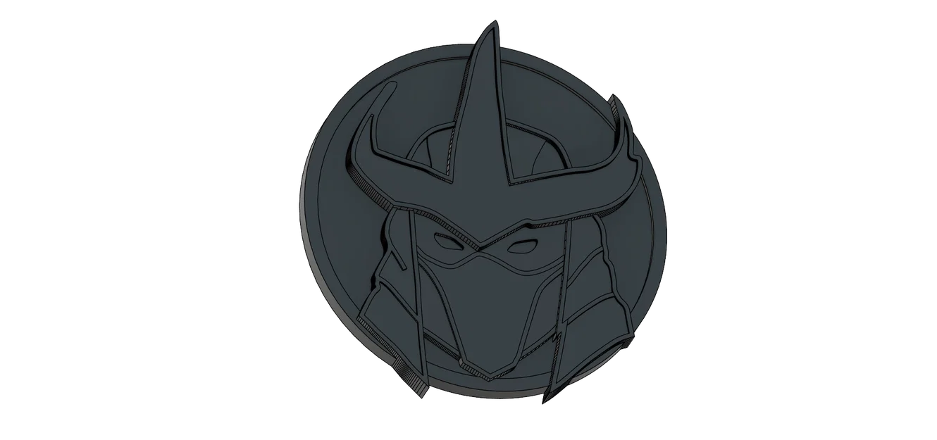 Mô hình Huy hiệu Shredder Medallion Fortnite in 3D độc đáo - Image 1