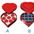 Hộp đựng kẹo hình trái tim 3D in dễ dàng - Heart Box - Thumbnail 1