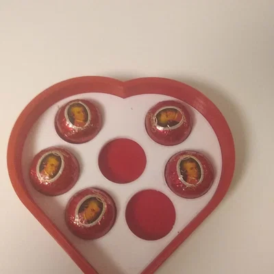 Hộp đựng kẹo hình trái tim 3D in dễ dàng - Heart Box