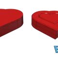 Hộp đựng kẹo hình trái tim 3D in dễ dàng - Heart Box - Thumbnail 4