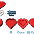 Hộp đựng kẹo hình trái tim 3D in dễ dàng - Heart Box - Thumbnail 5