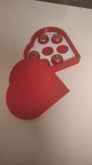 Hộp đựng kẹo hình trái tim 3D in dễ dàng - Heart Box - Image 8