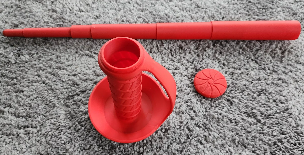 Kiếm hải tặc xếp gọn (Collapsing Pirate Sword) - Bản in 3D cải tiến - Image 2