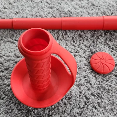 Kiếm hải tặc xếp gọn (Collapsing Pirate Sword) - Bản in 3D cải tiến