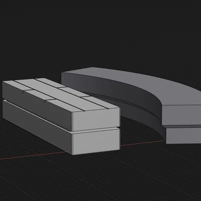 Bộ mô hình ghế tập trượt ván ngón tay Fingerboard 3D (Parkside & C-Bench)
