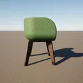 Ghế Thư Giãn (Lounge Chair) - File Model 3D Chất Lượng Cao - Thumbnail 2