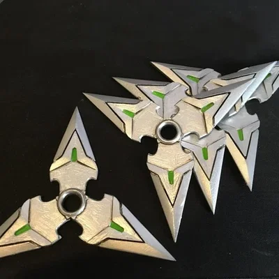 Mô hình phi tiêu Genji Shuriken - Phụ kiện 3D cho fan Overwatch