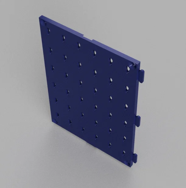 Bảng treo dụng cụ mô-đun 3D (Pegboard Organizer) 193.5x143.5mm - Image 2